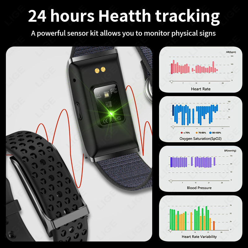 Reloj inteligente LIGE, Monito - Fall Detection Watch reseña y precio