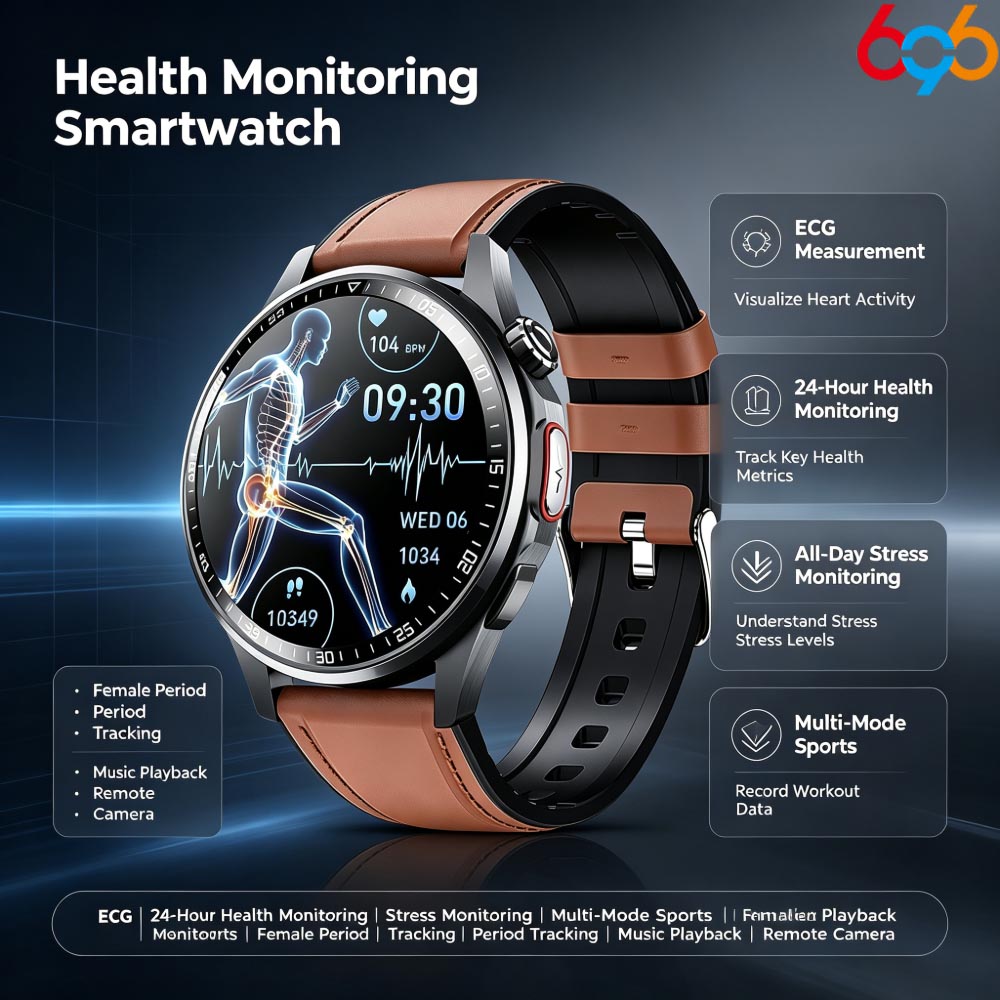 Reloj inteligente para hombres - Fall Detection Watch reseña y precio