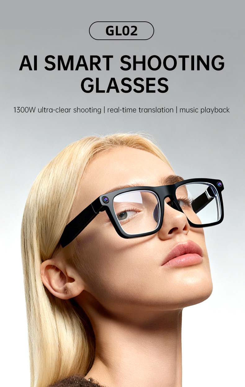 GL02 Gafas inteligentes con IA - Smart Glasses Lens reseña y precio