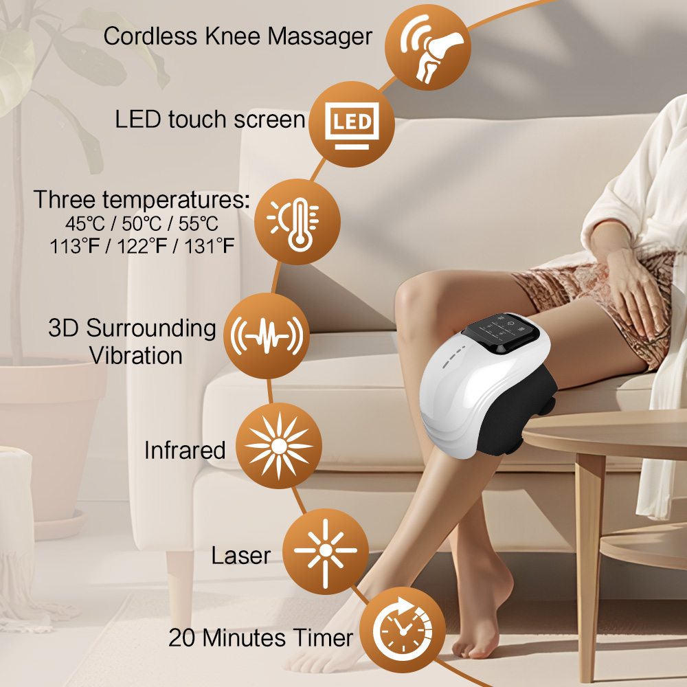 Masajeador de Rodilla Inalámbr - Smart Knee Wrap reseña y precio