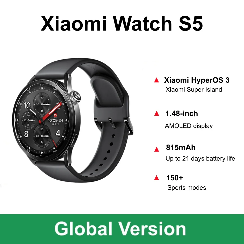Versión Global Xiaomi Watch S5 - Fall Detection Watch reseña y precio